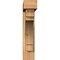 Ekena Millwork Merced Block Smooth Bracket w/ Offset Brace, Western Red Cedar, 5 1/2"W x 26"D x 26"H BKT0604X26X26MRC05SWR - alternate 4